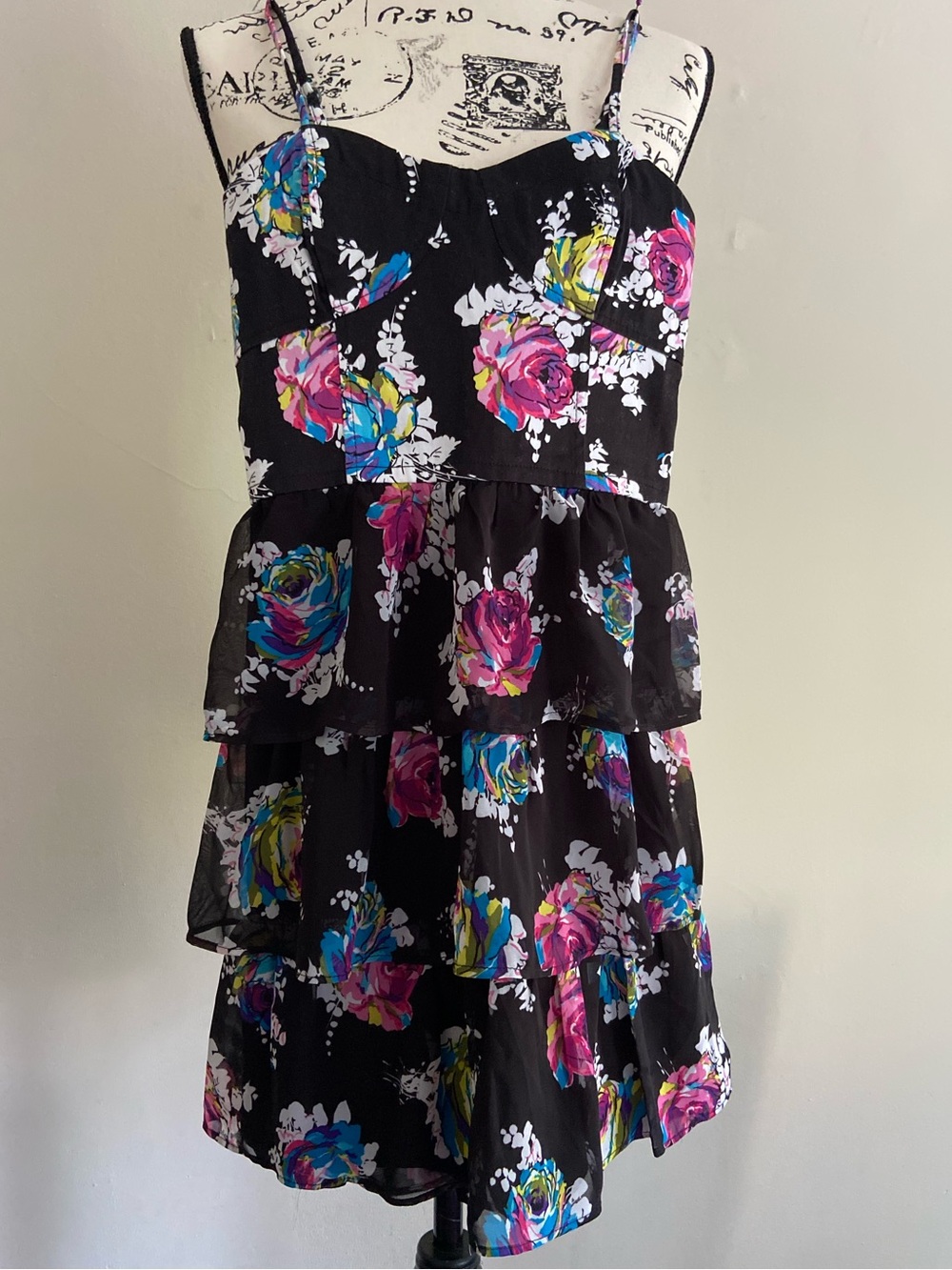 Aeropostale Floral Ruffle Dress